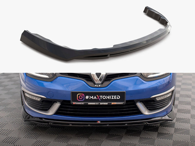 MAXTON DESIGN FRONT SPLITTER RENAULT MEGANE GT-LINE GRANDTOUR MK3 FACELIFT — photo 1
