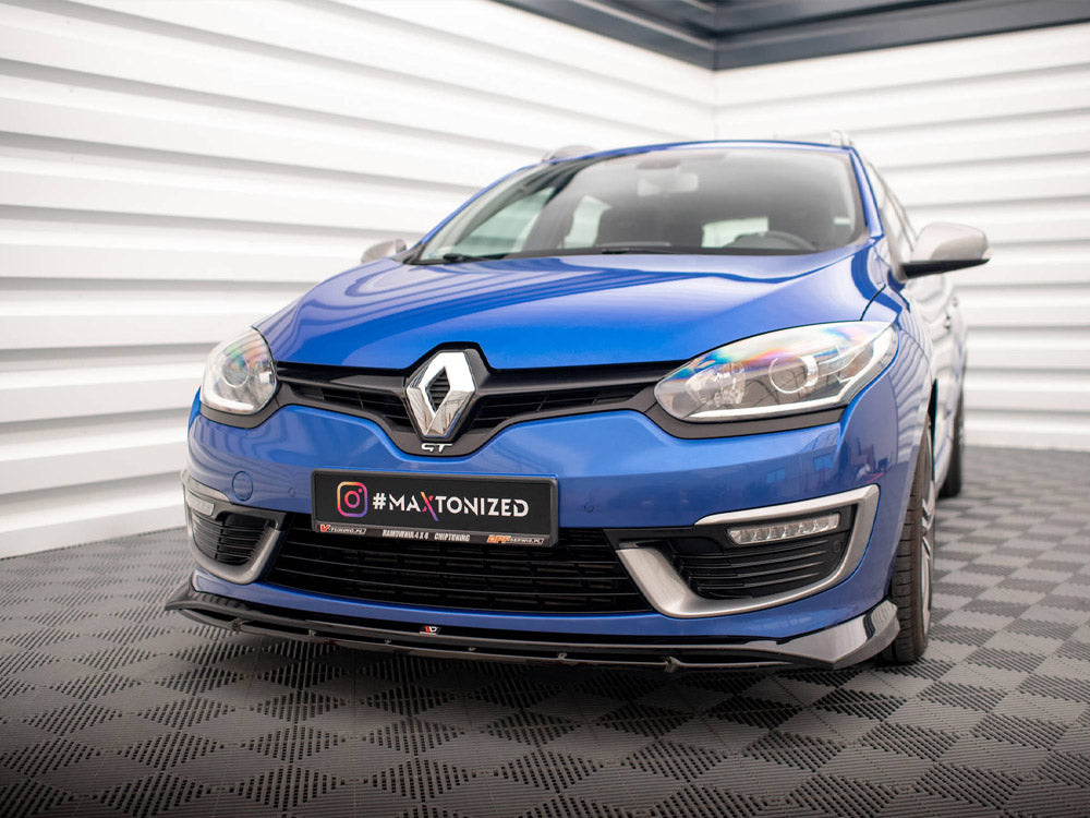 MAXTON DESIGN FRONT SPLITTER RENAULT MEGANE GT-LINE GRANDTOUR MK3 FACELIFT — photo 2