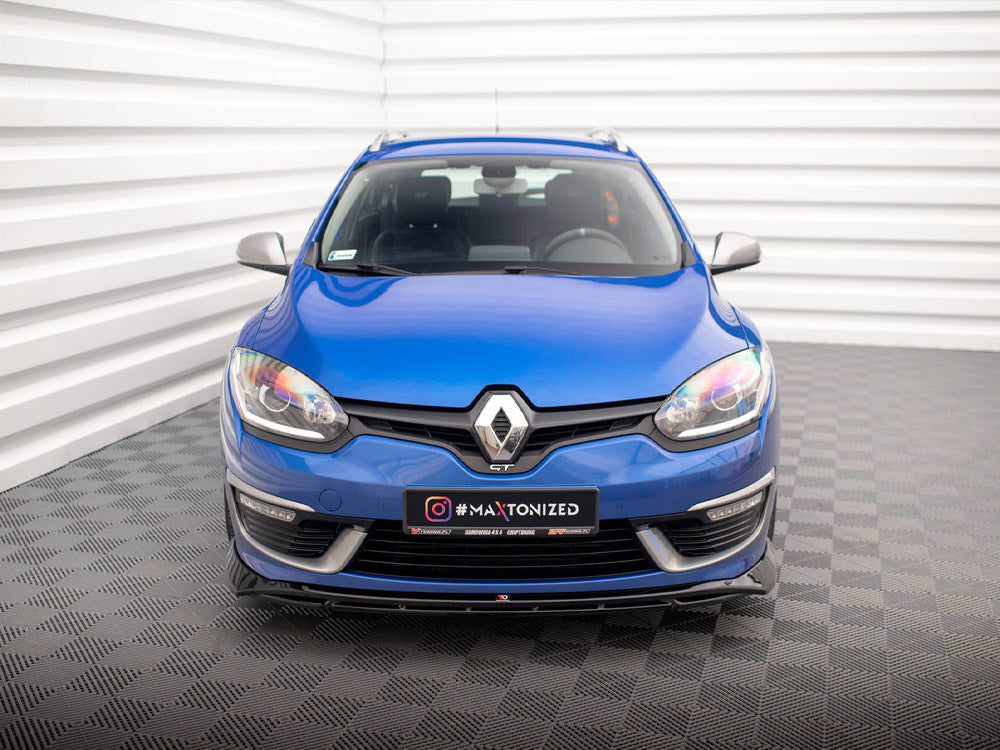 MAXTON DESIGN FRONT SPLITTER RENAULT MEGANE GT-LINE GRANDTOUR MK3 FACELIFT — photo 3