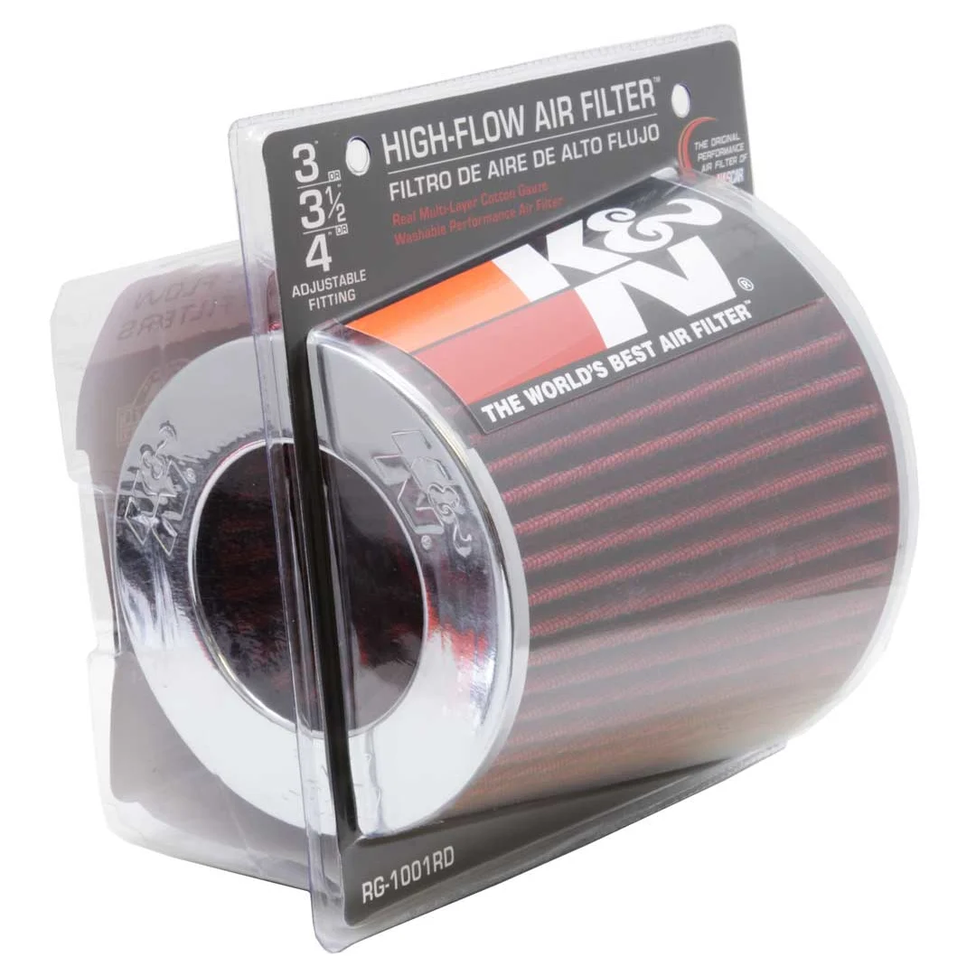 KNN Multi Fit 3 Flange Universal Filter 76/90/100 (clamp) 140 length – product view 5