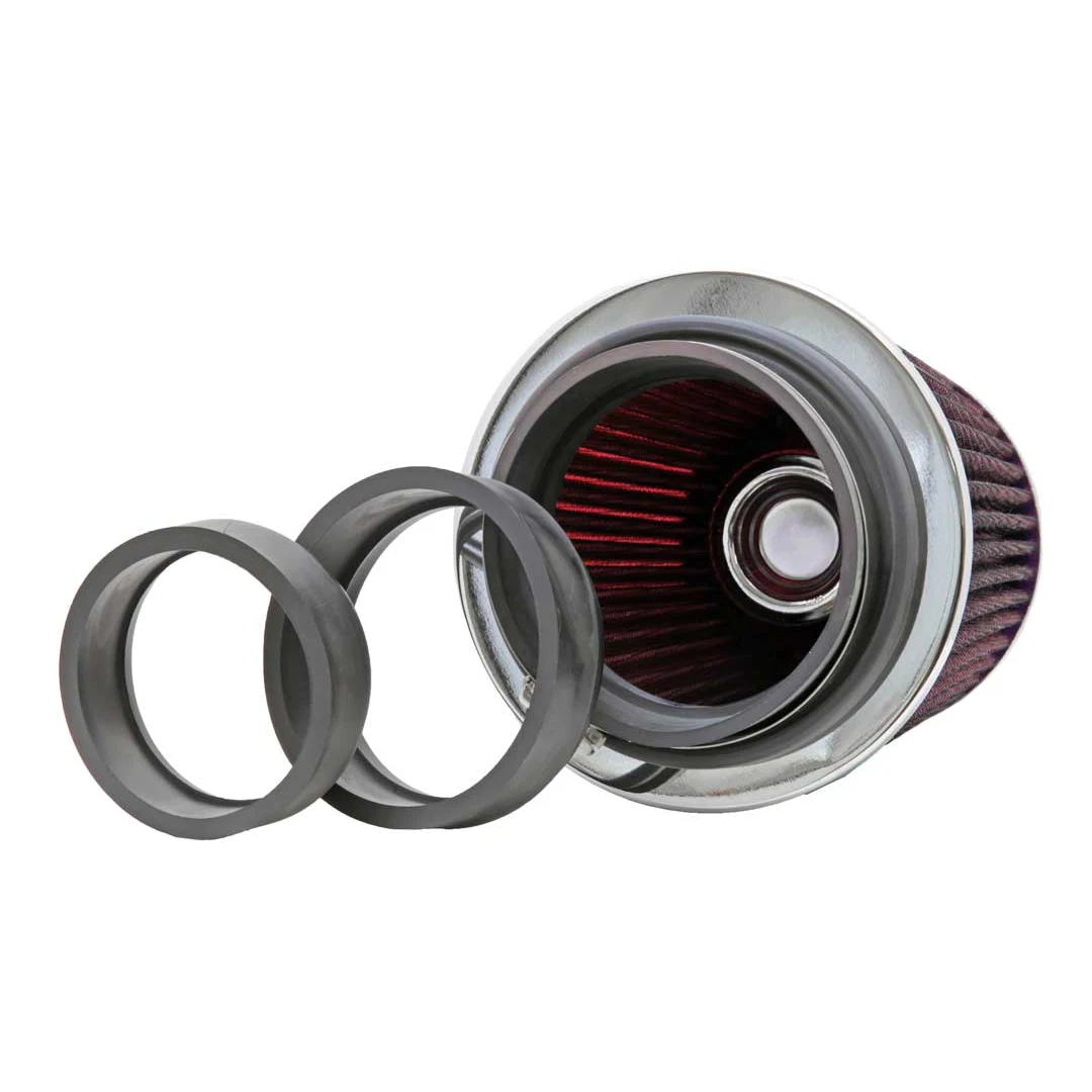 KNN Multi Fit 3 Flange Universal Filter 76/90/100 (clamp) 140 length