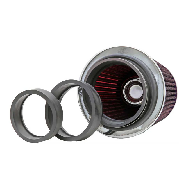 KNN Multi Fit 3 Flange Universal Filter 76/90/100 (clamp) 140 length
