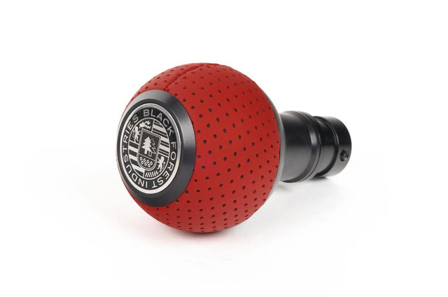BFI GS2 DSG Heavy Weight shift knob -Rosso Centaurus Leather – Black Anodized (VW/Audi) - GS2DGSRC