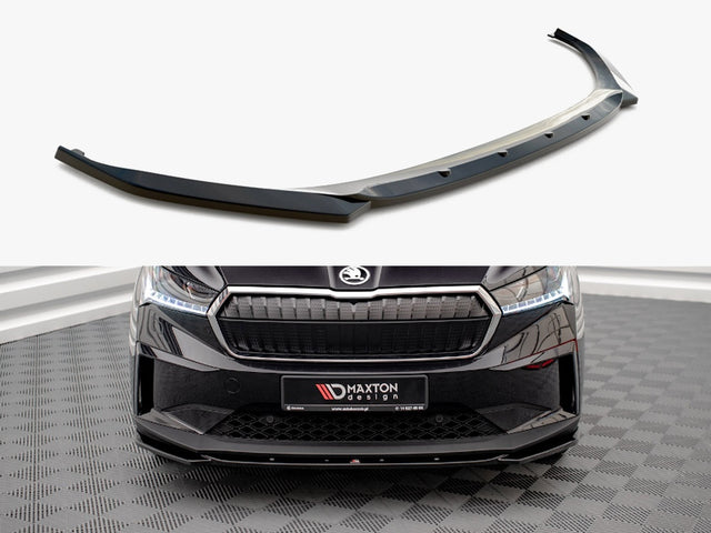 MAXTON DESIGN FRONT SPLITTER V.3 SKODA ENYAQ IV — photo 1