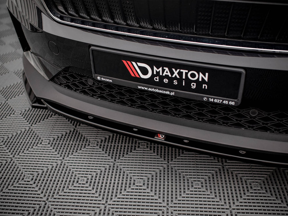 MAXTON DESIGN FRONT SPLITTER V.3 SKODA ENYAQ IV — photo 4