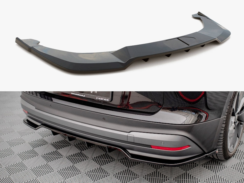 MAXTON DESIGN REAR SPLITTER (VERTICAL BARS) SKODA ENYAQ IV — photo 1