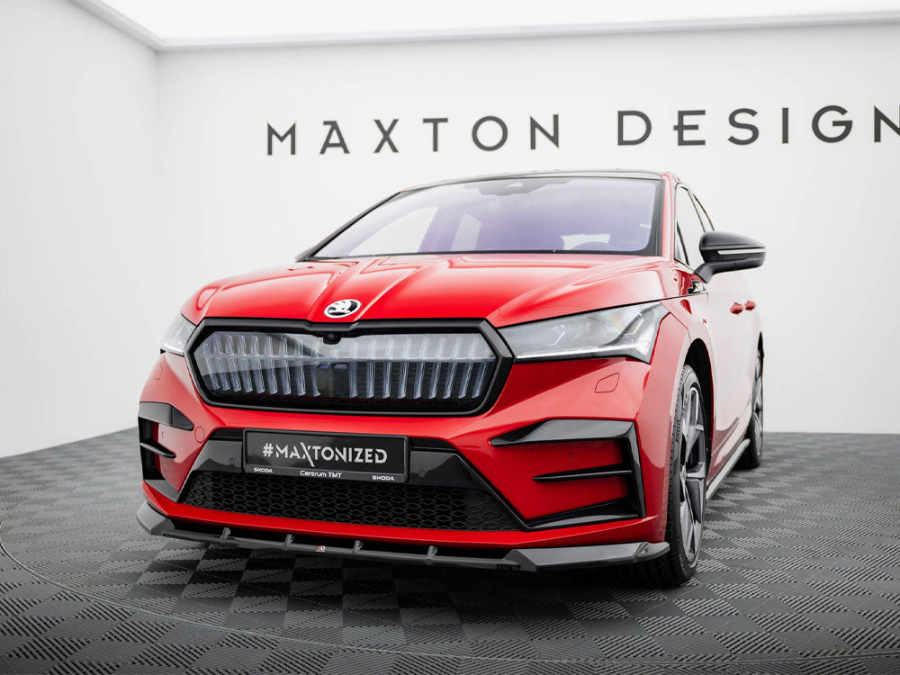 MAXTON DESIGN FRONT SPLITTER SKODA ENYAQ COUPE IV RS — photo 2