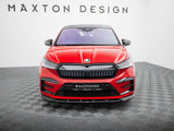 MAXTON DESIGN FRONT SPLITTER SKODA ENYAQ COUPE IV RS — photo 3