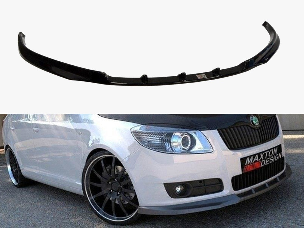 MAXTON DESIGN FRONT SPLITTER SKODA FABIA II STANDARD — photo 1