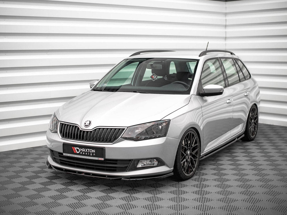 MAXTON DESIGN FRONT SPLITTER V.2 SKODA FABIA MK3 (2014-2019) — photo 2