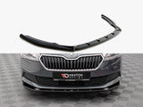 MAXTON DESIGN FRONT SPLITTER SKODA FABIA MK3 FACELIFT (2019-) — photo 1