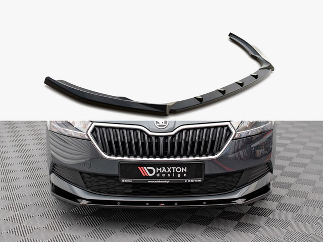 MAXTON DESIGN FRONT SPLITTER SKODA FABIA MK3 FACELIFT (2019-) — photo 1