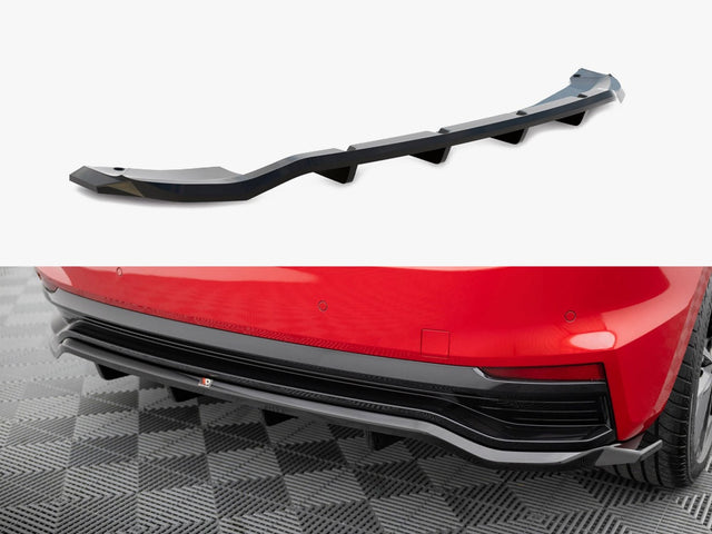 MAXTON DESIGN REAR SPLITTER VERTICAL BARS SKODA FABIA MONTE CARLO MK4 — photo 1
