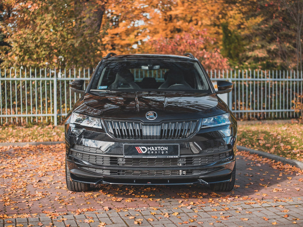 MAXTON DESIGN FRONT SPLITTER SKODA KAROQ SPORTLINE MK1 — photo 2