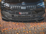 MAXTON DESIGN FRONT SPLITTER SKODA KAROQ SPORTLINE MK1 — photo 3