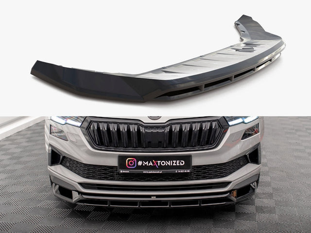 MAXTON DESIGN FRONT SPLITTER SKODA KAROQ SPORTLINE MK1 FACELIFT — photo 1