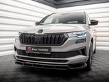 MAXTON DESIGN FRONT SPLITTER SKODA KAROQ SPORTLINE MK1 FACELIFT — photo 2