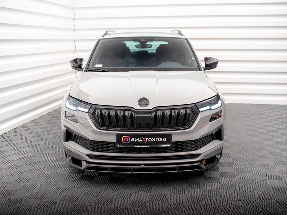 MAXTON DESIGN FRONT SPLITTER SKODA KAROQ SPORTLINE MK1 FACELIFT — photo 3