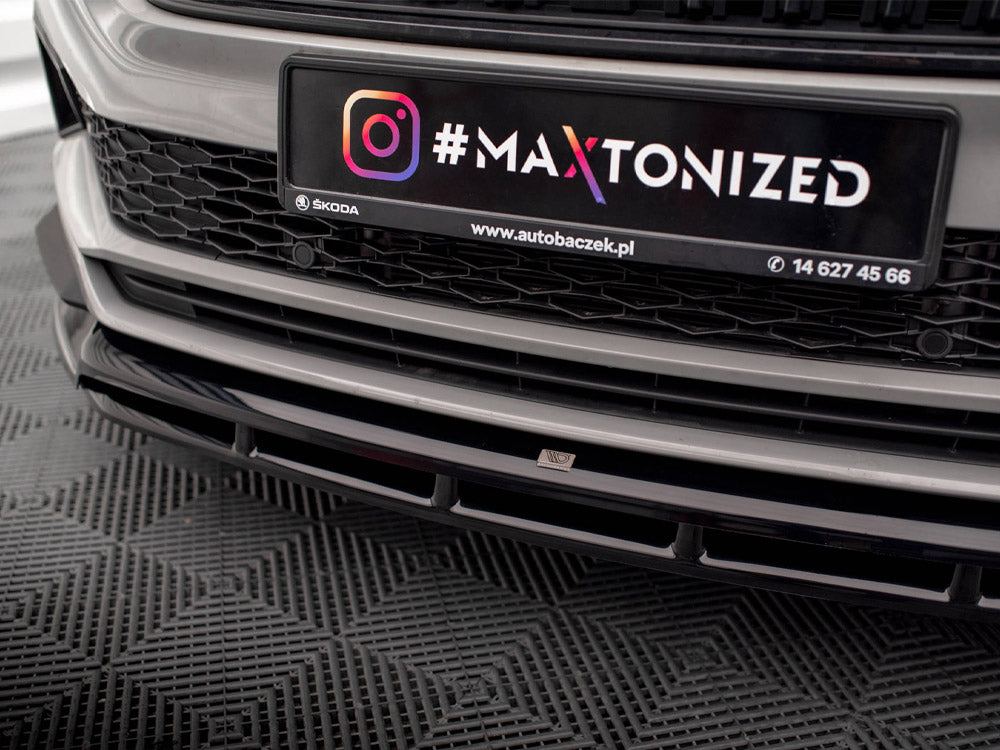 MAXTON DESIGN FRONT SPLITTER SKODA KAROQ SPORTLINE MK1 FACELIFT — photo 4
