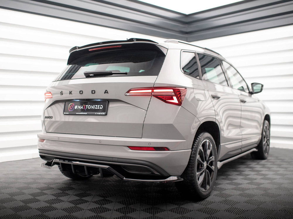 MAXTON DESIGN REAR SPLITTER (VERTICAL BARS) SKODA KAROQ SPORTLINE MK1 FACELIFT — photo 2