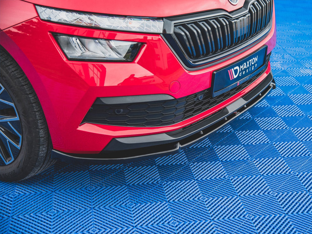 MAXTON DESIGN FRONT SPLITTER V.2 SKODA KAMIQ MK1 — photo 3