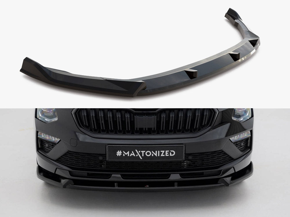MAXTON DESIGN FRONT SPLITTER V.2 SKODA KAMIQ MONTE CARLO MK1 FACELIFT — photo 1