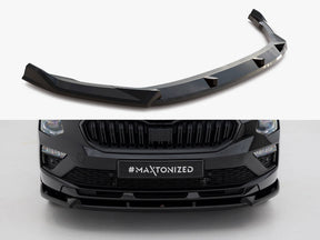 MAXTON DESIGN FRONT SPLITTER V.2 SKODA KAMIQ MONTE CARLO MK1 FACELIFT — photo 1