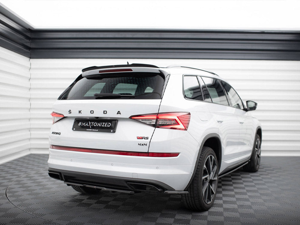 MAXTON DESIGN REAR SIDE SPLITTERS SKODA KODIAQ MK1 SPORTLINE WITH MUDFLAPS — photo 2
