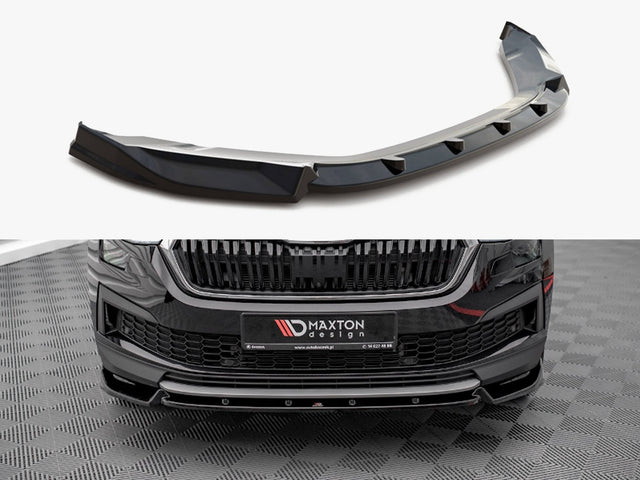 MAXTON DESIGN FRONT SPLITTER V.1 SKODA KODIAQ MK1 FACELIFT — photo 1