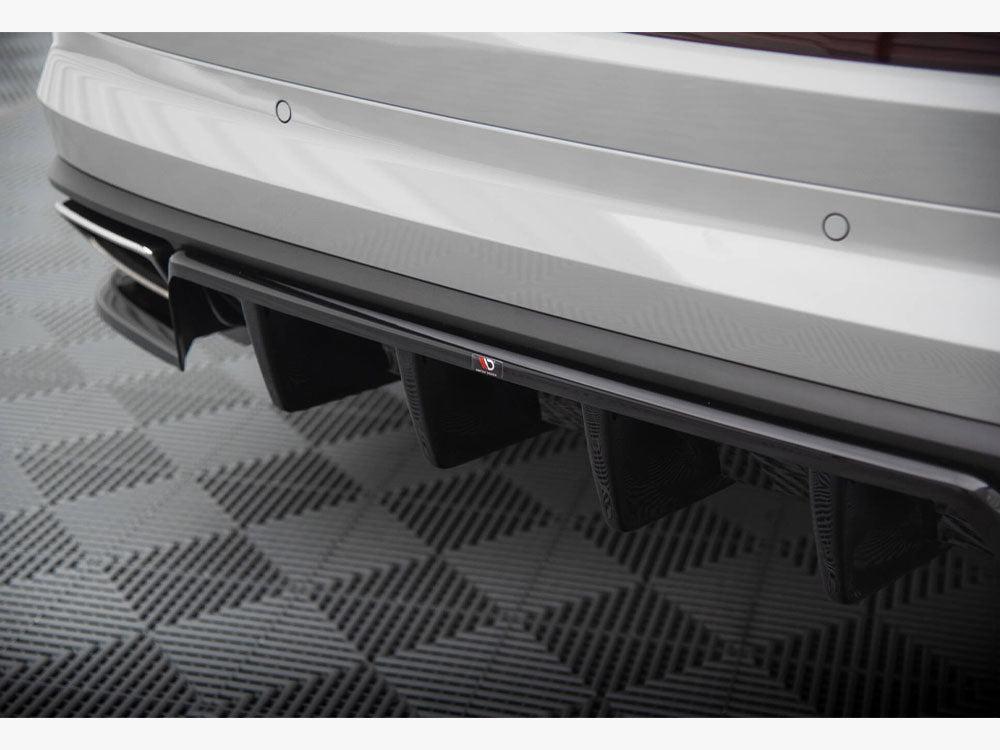 MAXTON DESIGN REAR SPLITTER VERTICAL BARS SKODA KODIAQ RS MK1 FACELIFT — photo 4