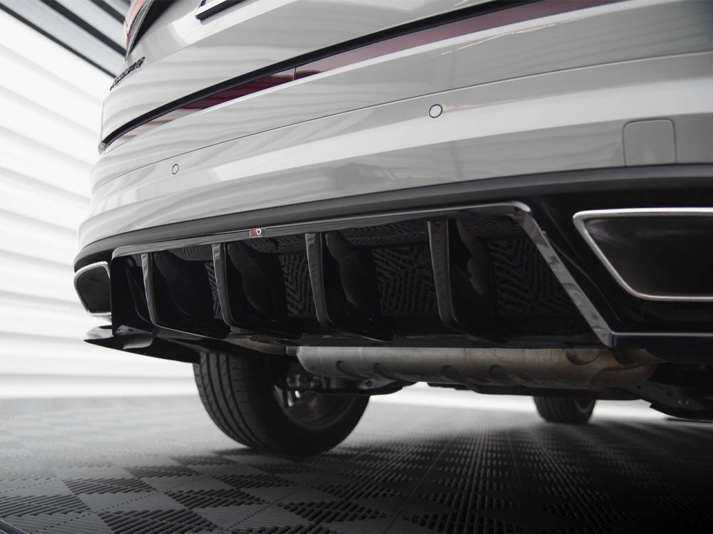 MAXTON DESIGN REAR SPLITTER VERTICAL BARS SKODA KODIAQ RS MK1 FACELIFT — photo 6