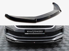 MAXTON DESIGN FRONT SPLITTER V.1 SKODA KODIAQ SPORTLINE MK1 FACELIFT — photo 1
