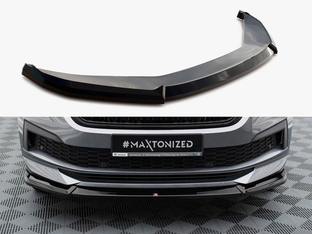 MAXTON DESIGN FRONT SPLITTER V.1 SKODA KODIAQ SPORTLINE MK1 FACELIFT — photo 1