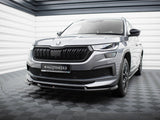 MAXTON DESIGN FRONT SPLITTER V.1 SKODA KODIAQ SPORTLINE MK1 FACELIFT — photo 2