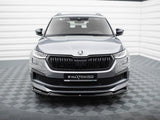 MAXTON DESIGN FRONT SPLITTER V.1 SKODA KODIAQ SPORTLINE MK1 FACELIFT — photo 3