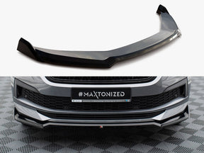 MAXTON DESIGN FRONT SPLITTER V.2 SKODA KODIAQ SPORTLINE MK1 FACELIFT — photo 1