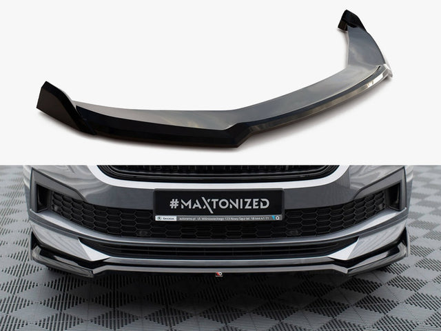 MAXTON DESIGN FRONT SPLITTER V.2 SKODA KODIAQ SPORTLINE MK1 FACELIFT — photo 1