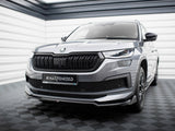 MAXTON DESIGN FRONT SPLITTER V.2 SKODA KODIAQ SPORTLINE MK1 FACELIFT — photo 2