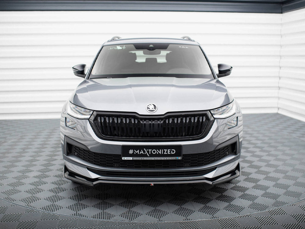 MAXTON DESIGN FRONT SPLITTER V.2 SKODA KODIAQ SPORTLINE MK1 FACELIFT — photo 3