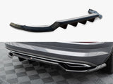 MAXTON DESIGN REAR SPLITTER VERTICAL BARS SKODA KODIAQ SPORTLINE MK1 FACELIFT — photo 1