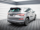 MAXTON DESIGN REAR SPLITTER VERTICAL BARS SKODA KODIAQ SPORTLINE MK1 FACELIFT — photo 2