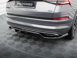 MAXTON DESIGN REAR SPLITTER VERTICAL BARS SKODA KODIAQ SPORTLINE MK1 FACELIFT — photo 3