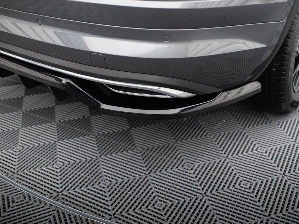 MAXTON DESIGN REAR SPLITTER VERTICAL BARS SKODA KODIAQ SPORTLINE MK1 FACELIFT — photo 5