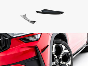 MAXTON DESIGN FRONT BUMPER WINGS CANARDS SKODA KODIAQ RS MK2 — photo 1