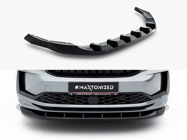 MAXTON DESIGN FRONT SPLITTER V2 SKODA KODIAQ SPORTLINE MK2 — photo 1