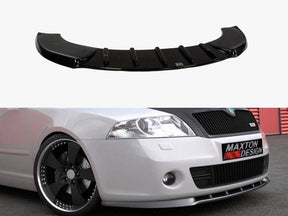 MAXTON DESIGN FRONT SPLITTER SKODA OCTAVIA MK2 VRS PRE-FACELIFT — photo 1