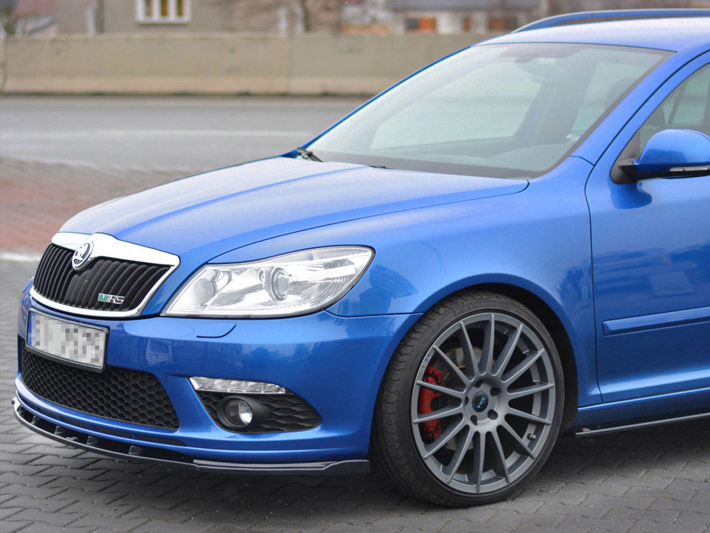 MAXTON DESIGN FRONT SPLITTER V.1 SKODA OCTAVIA MK2 VRS FACELIFT — photo 3