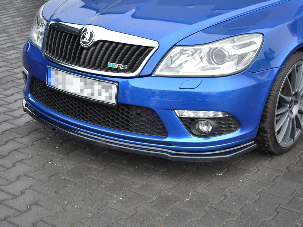 MAXTON DESIGN FRONT SPLITTER V.2 SKODA OCTAVIA MK2 VRS FACELIFT — photo 3