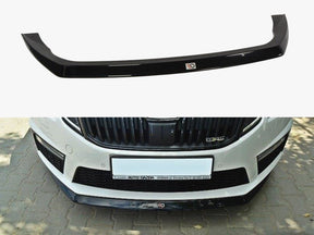 MAXTON DESIGN FRONT SPLITTER V.2 SKODA OCTAVIA RS MK3 2013-2016 — photo 1