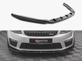MAXTON DESIGN FRONT SPLITTER V.4 SKODA OCTAVIA RS MK3 2013-2016 — photo 1